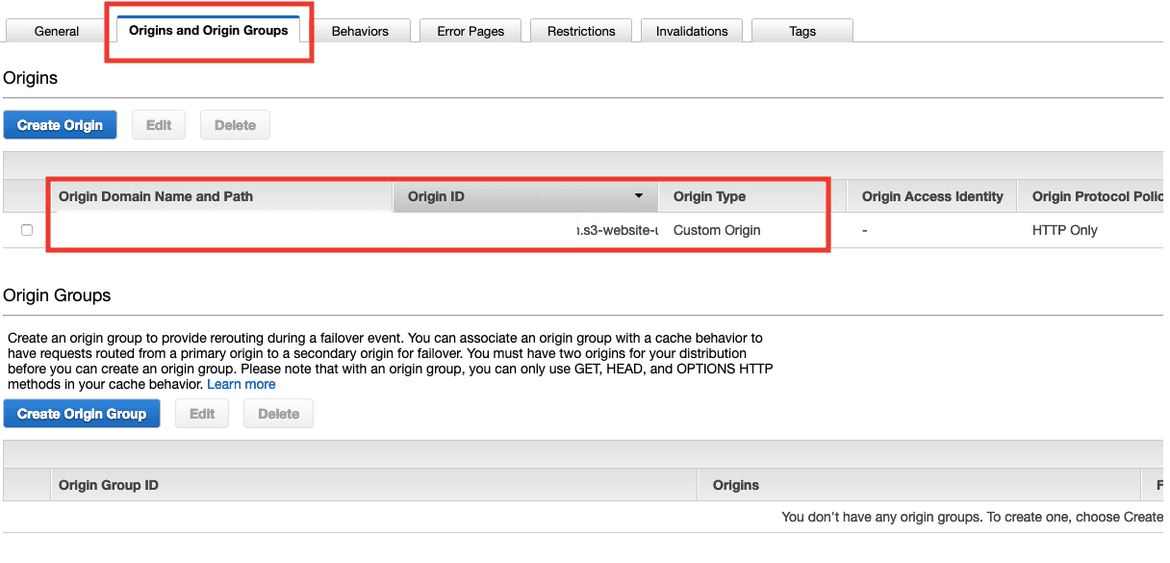 Step 12 - Check origins are well configured